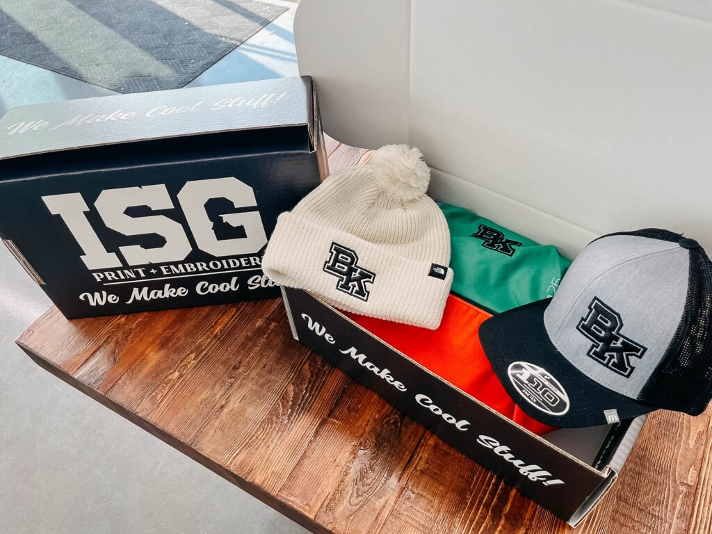 ISG Print hats and apparel